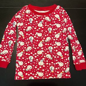 Vintage Baby Gap Snowman Long Sleeve